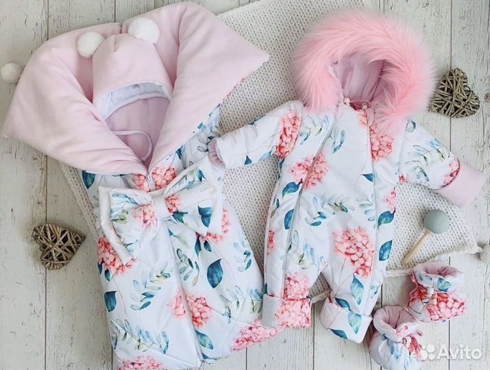 Комплект на выписку для девочки