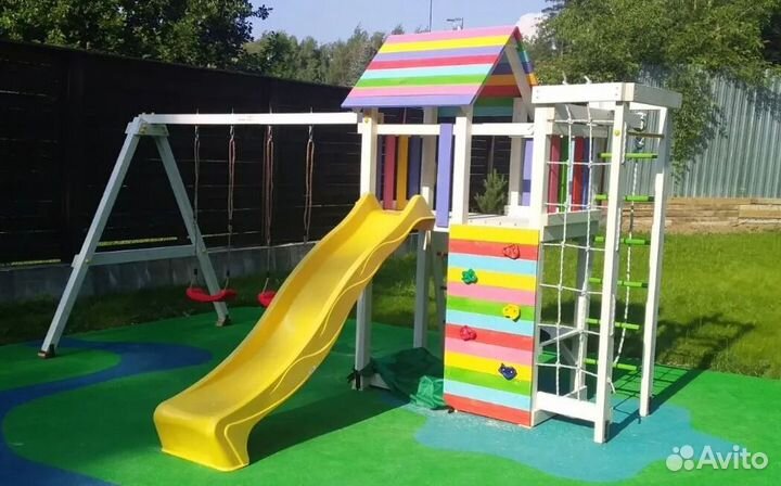 Детская площадка с бельгийской горкой