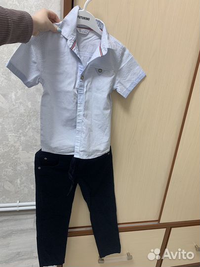 Рубашка и брюки на мальчика 122