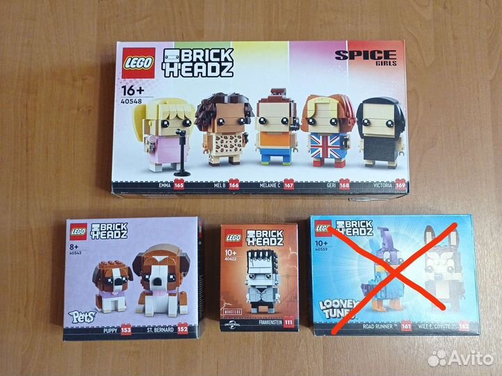 Lego Brickheadz в ассортименте, цены от