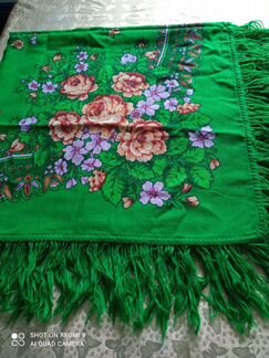 Платок шерстяной новый СССР