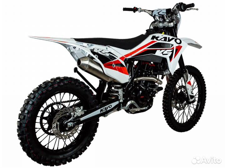 Мотоцикл кроссовый kayo K5 300 enduro 21/18 (2024