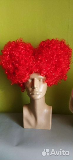 Парик Красной королевы +гусеница