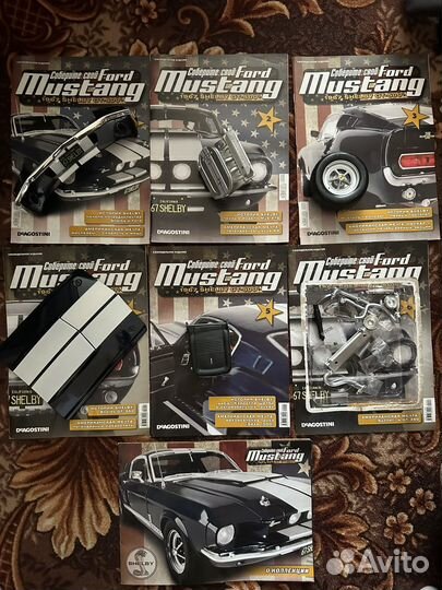 Коллекция журналов Mustang GT500 от Деагостини
