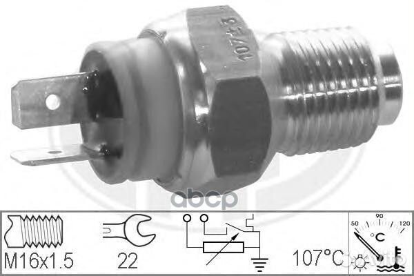 Датчик температуры ож fiat ducato 00-06 330148