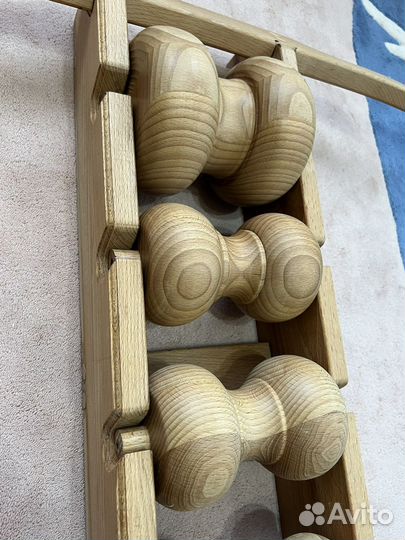 Роликовый массажёр для спины и шеи Древмасс