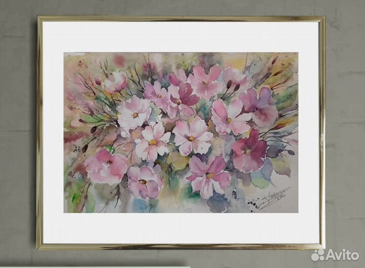 Картина акварелью 30х40, авторская работа