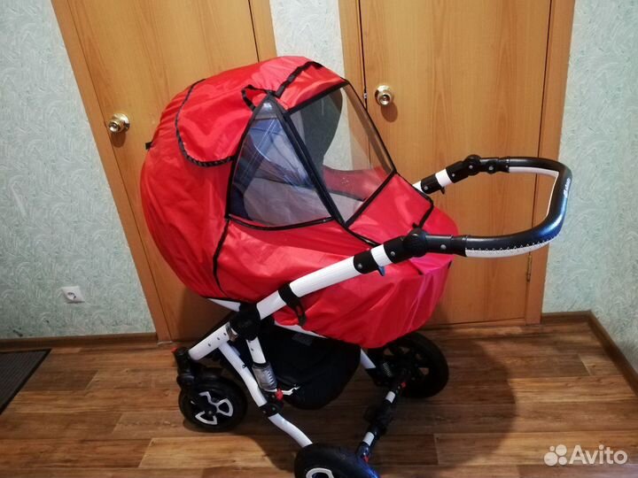 Универсальный дождевик на коляску Пупс земли