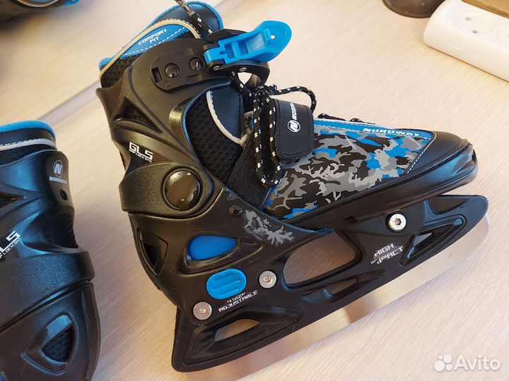 Коньки раздвижные для мальчика 30-33