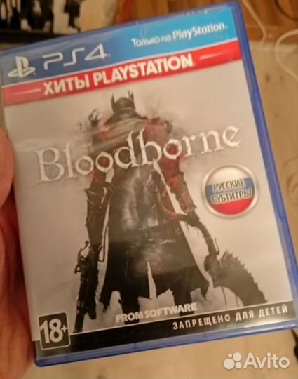 Bloodborne ps4 диск с игрой