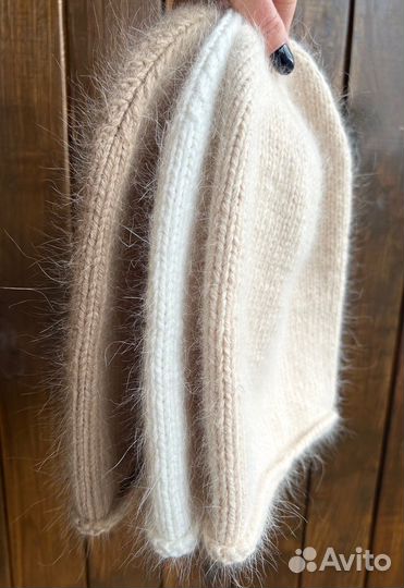 Шапка из пуха норки бини