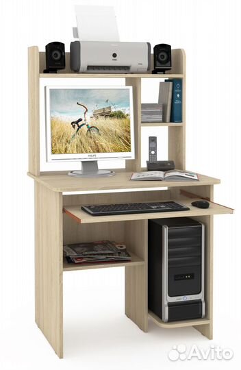 Компьютерный стол Комфорт 3 ск дуб сонома