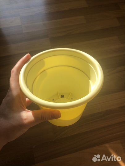 Горшок для цветов (пластик)