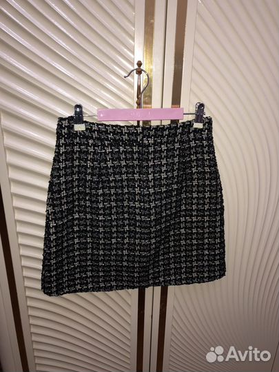 Юбка твидовая