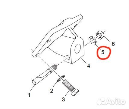 RS2181 Шайба крепления судового редуктора velvet d