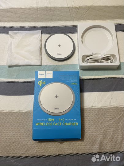 Мощная беспроводная зарядка hoco cw26