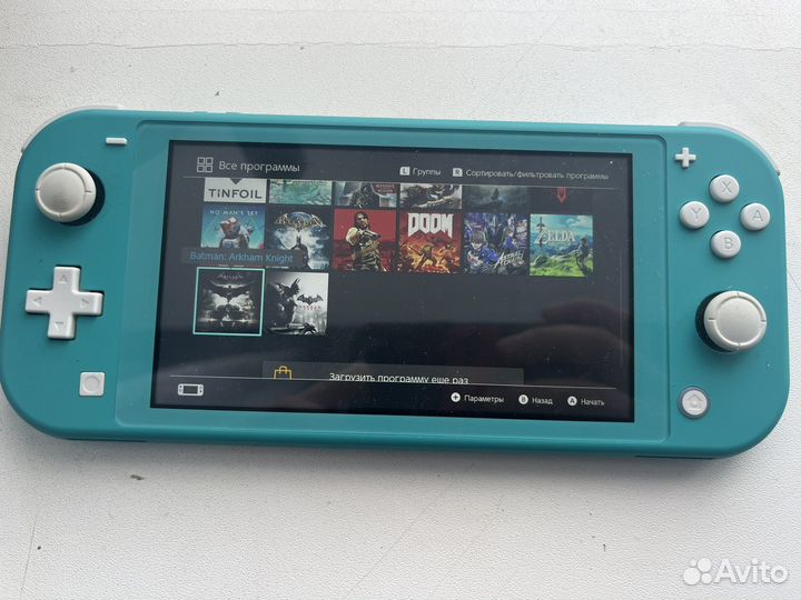 Портативная игровая приставка nintendo switch lite