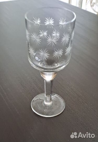 Хрустальные рюмки на ножке, СССР