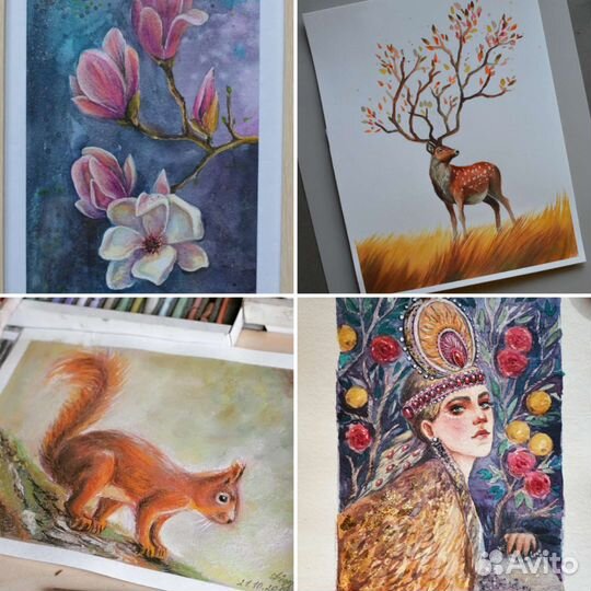 Работа художника