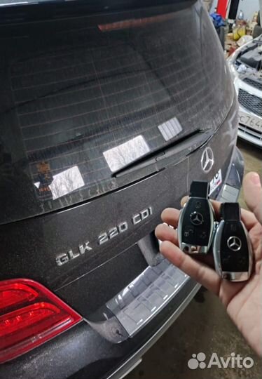 Ключ Mercedes Рыбка FBS3. Привязка к автомобилю