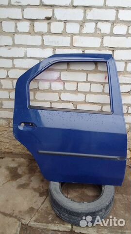 Дверь задняя правая Рено Логан 1