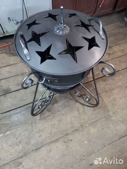 Мангал, коптильня,казан, барбекю