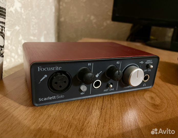 Бронь Focusrite scarlett solo 1st gen