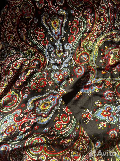 Шелковый платок с принтом