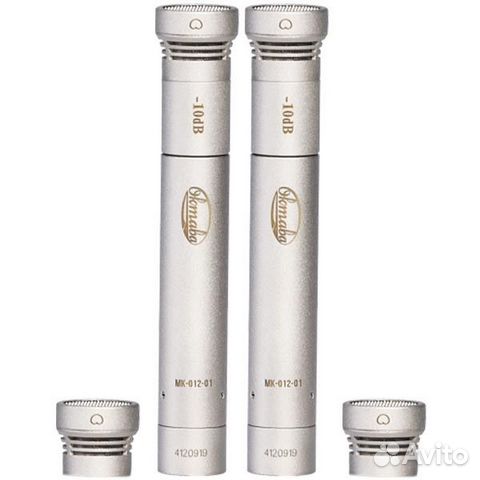 Стереопара микрофонов Октава мк-012-02 (никель, в