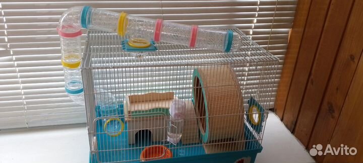 Клетка для сирийского хомяка бу