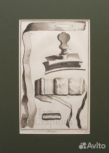 Старинная гравюра «Хирургия» - 7