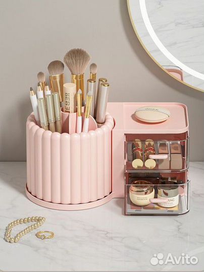 Вращающийся органайзер для косметики