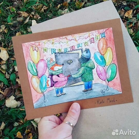 Открытки ручной работы