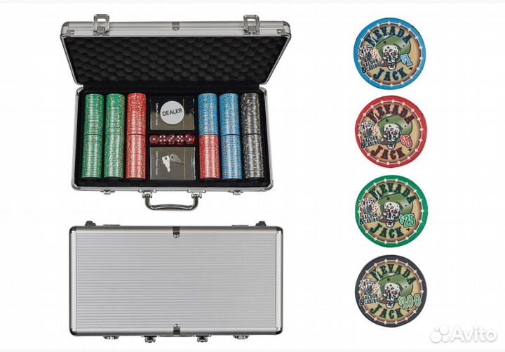 Набор для покера Nevada Jack Ceramic 300 керамика