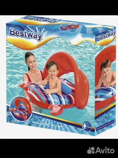 Плот матрас детский и бассейн надувной детский