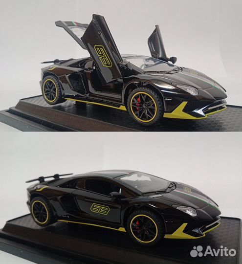 Новая металл модель Lamborgini LP780 1:32