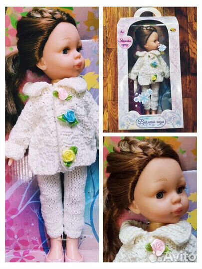 Кукла-девочка + салон красоты + набор бу кукол