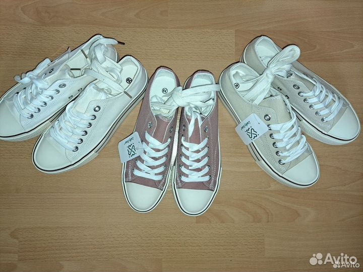 Кеды текстильные новые