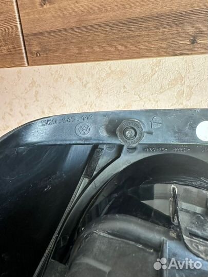 Задние фонари golf 6