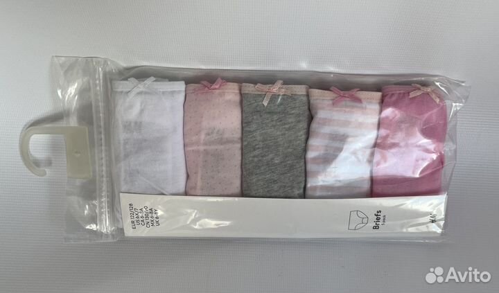 Трусы брифы для девочки hm 122 128