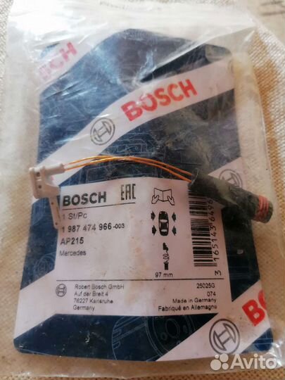 Датчик износа тормозных колодок w211