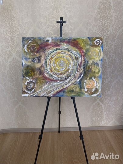 Картина интерьерная абстракция 3D “космос»