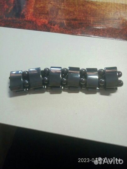 Магнитный гематитовый лечебный браслет biomag