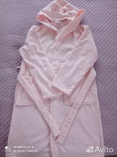 Детский махровый халат новый
