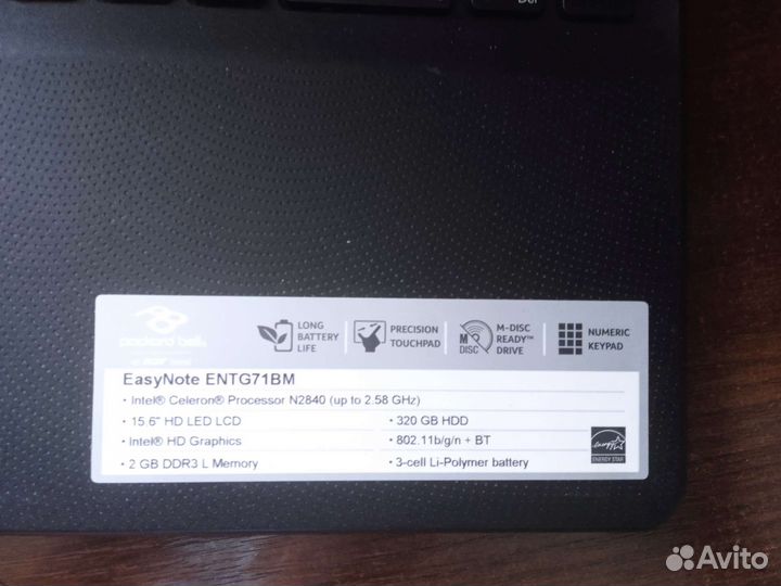 EasyNote entg71BM