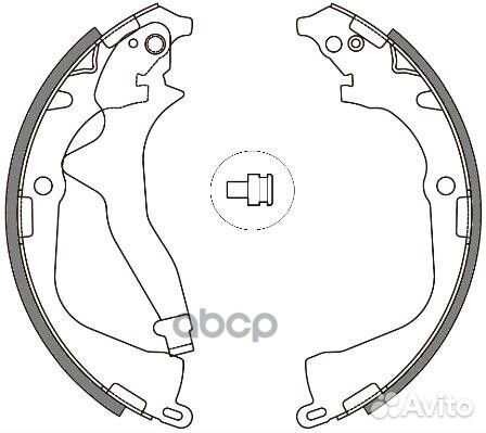 4648.00 колодки барабанные з. VW Amarok