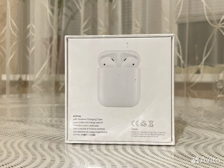 Беспроводные наушники apple airpods 2 premium