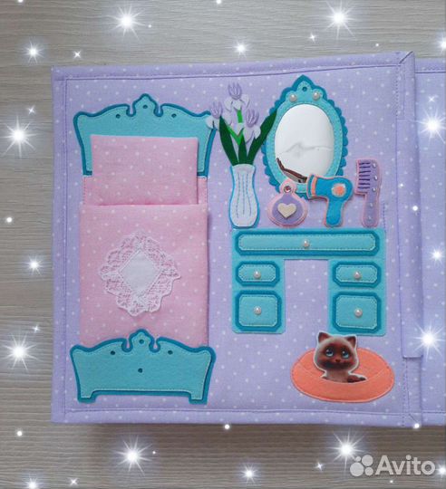 Развивающая книжка - домик