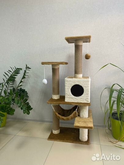 Домики и комплексы для кошек