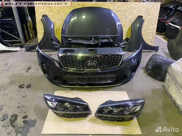 Kia Sorento Prime 3 передний срез кузова